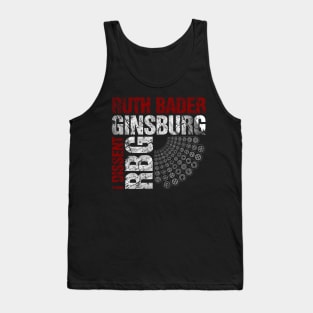 Ruth Bader Ginsburg I Dissent Distressed Text - Original Design Tank Top